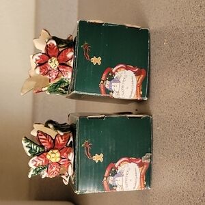 Heather Goldminc Christmas candle holder